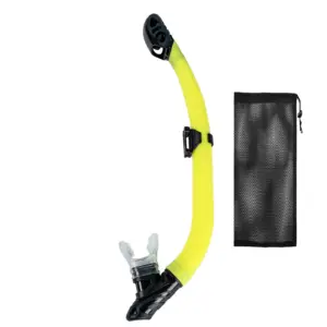 Pro Foldable Silicone Snorkel Tube, Dry/Wet Dual Use, Anti-Leak