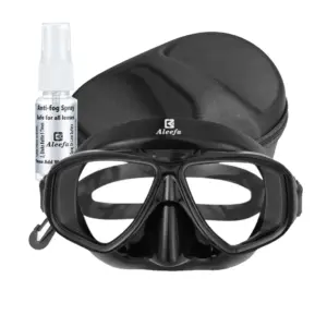 Hyperopia Diving Mask with Tempered Glasses Lens. Antifog Spray,Farsighted Dive