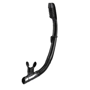 Silicone Snorkel Dry Breathing Tube skin dive dry snorkel free
