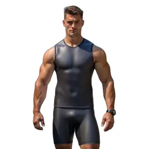 1.5MM CR Neoprene Sleeveless Diving Vest & Pants 2-Piece Set