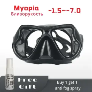 Diving Mask Optical Nearsighted Myopia Glasses Resin Plastic Lens Googles