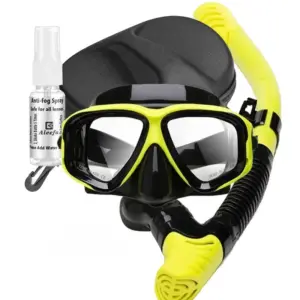 Scubal Diving Mask Snorkels Set Anti-burst myopia lenses Anti-Fog adult
