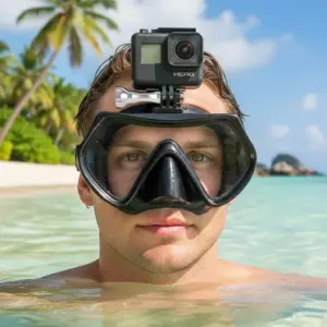 Dive Mask for All GoPro Hero Cameras,with Antifog Spray,HD,for Scuba