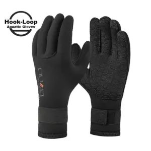 Hook-loop Neoprene Diving Gloves, 3mm & 5mm, Anti-slip, Ideal