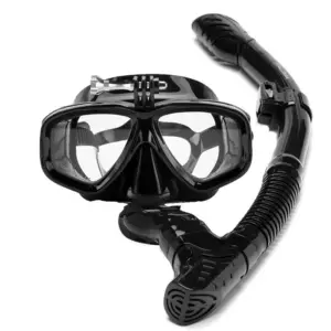 Myopia Diving Mask with Camera mount Snorkels Set myopic lenses
